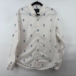 Bonobos Long Sleeve Button Down Astronaut L